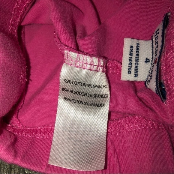 5/$10 Heartstrings size 4 pink joggers - Picture 2 of 4